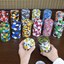 Fuwa Market "Happy Pattern" Hand-Dyed Washi Paper Tea Caddy
