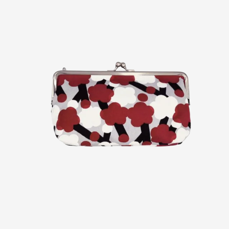 Fuwa Market "Happy Pattern" Hand-dyed Cotton Canvas Continental Wallet