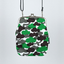 Fuwa Market "Happy Pattern" Hand-dyed Cotton Canvas Cross Body Coin Purse