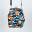 Fuwa Market "Happy Pattern" Hand-dyed Cotton Canvas Cross Body Coin Purse
