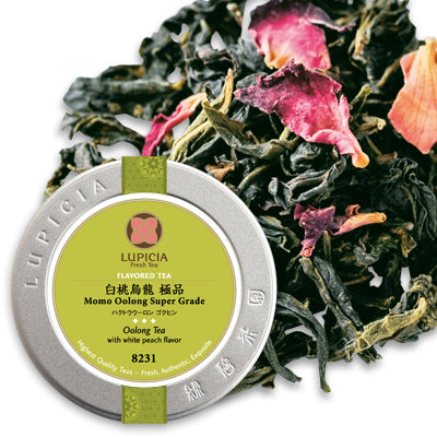 Lupicia White Peach Oolong Tea (Tin)