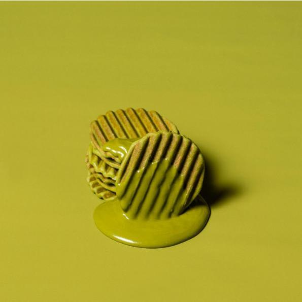 MILK BATON The Waffle Matcha - Matcha Chocolate Covered Waffle Cookies (5 pieces)
