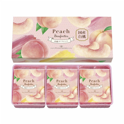 PREORDER Tokyo Fugetsudo White Peach Gaufrette Cookies