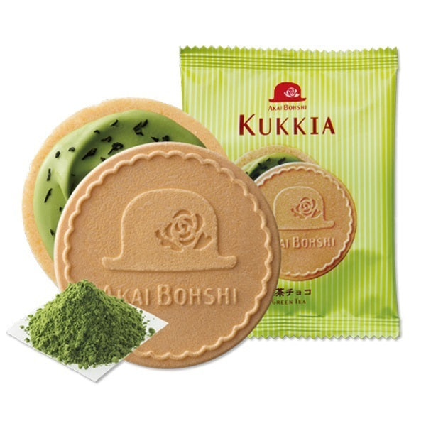 Kukkia Akai Bohshi Gaufre Cookies (Strawberry/Matcha)