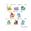 Bandai Bikkura Tamago Pokémon Battle Style Bath Bomb with Random Figurine