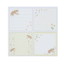 Green Flash - Yellow Ribbon Cat by Haruka Toshimitsu Memo Pad