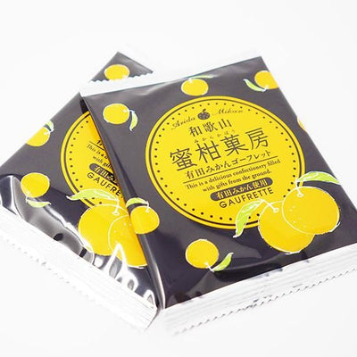 Okazaki Kihoan Wakayama Mikan Orange Gaufrette Cookies (9 Pieces)