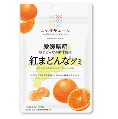 Nippon Yell Ehime Beni Madonna Orange Gummy Candy