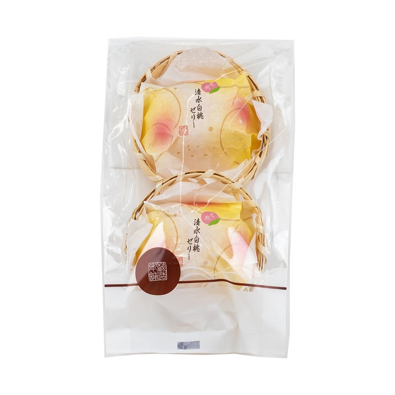 Kurazukuri Honpo Shimizu White Peach Jelly (Set of 2)
