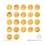 Bandai Chiikawa Cookies with Random Character Keychain
