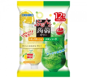 Orihiro Jelly Lemon Squash and Melon Soda