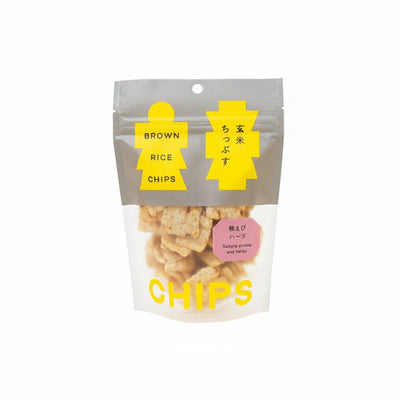 Chuoken Senbei Sakura Shrimp and Herb Brown Rice Crackers