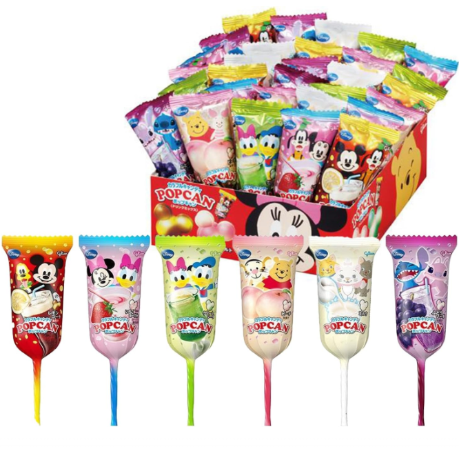 Glico Disney Soda Pop Flavored Lollipops