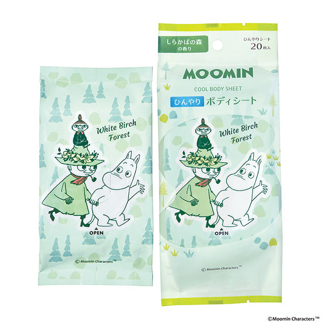 GPP Moomin Birch Forest Scented Cooling Body Wipes