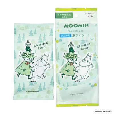 GPP Moomin Birch Forest Scented Cooling Body Wipes