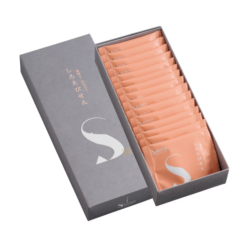 Shiro Sasaraya Whtie Shrimp Crackers (15-Piece Set)