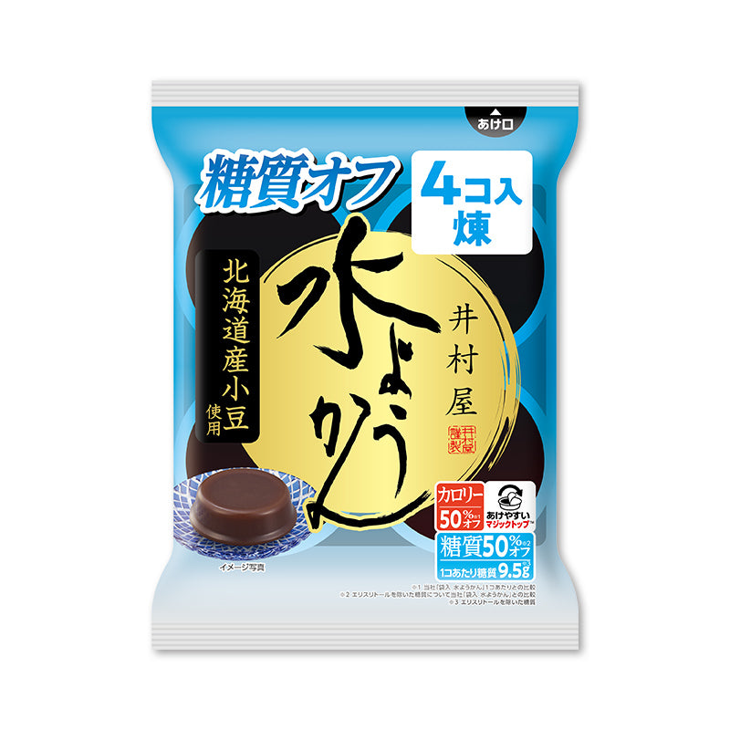 Imuraya Reduced Sugar Mizu Yokan Jelly (4 Pieces)
