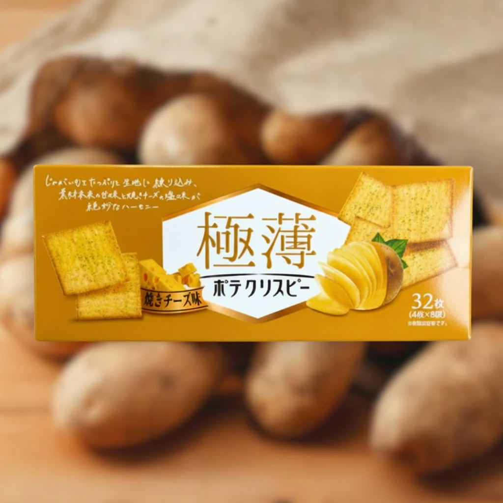 Tsunagu Store Ultra-Thin Potato Crispies (Baked Cheese Flavor)