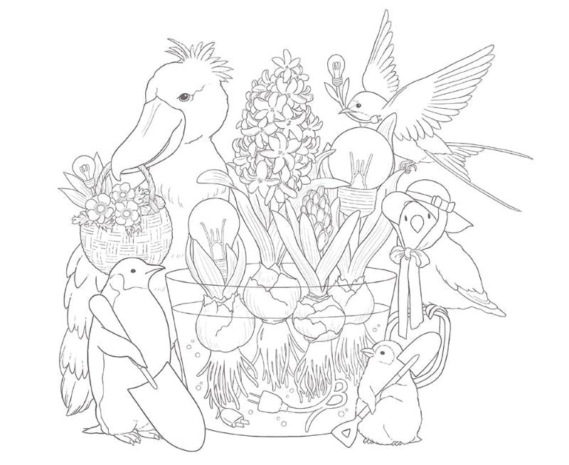PREORDER ABC Animals and World of A to Z Coloring Book