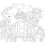 PREORDER ABC Animals and World of A to Z Coloring Book