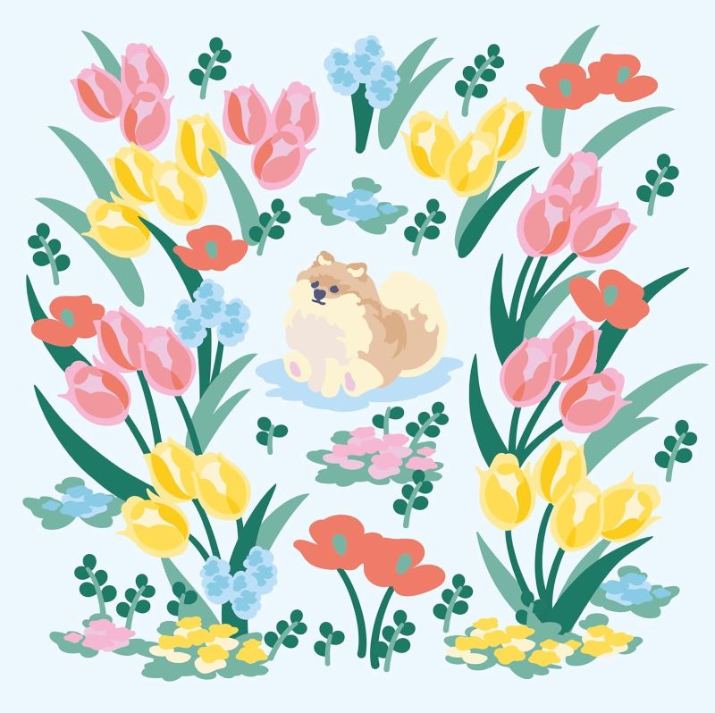 PREORDER Flowers & Animals Rondo: A Healing Puzzle Coloring Book