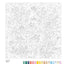 PREORDER Flowers & Animals Rondo: A Healing Puzzle Coloring Book