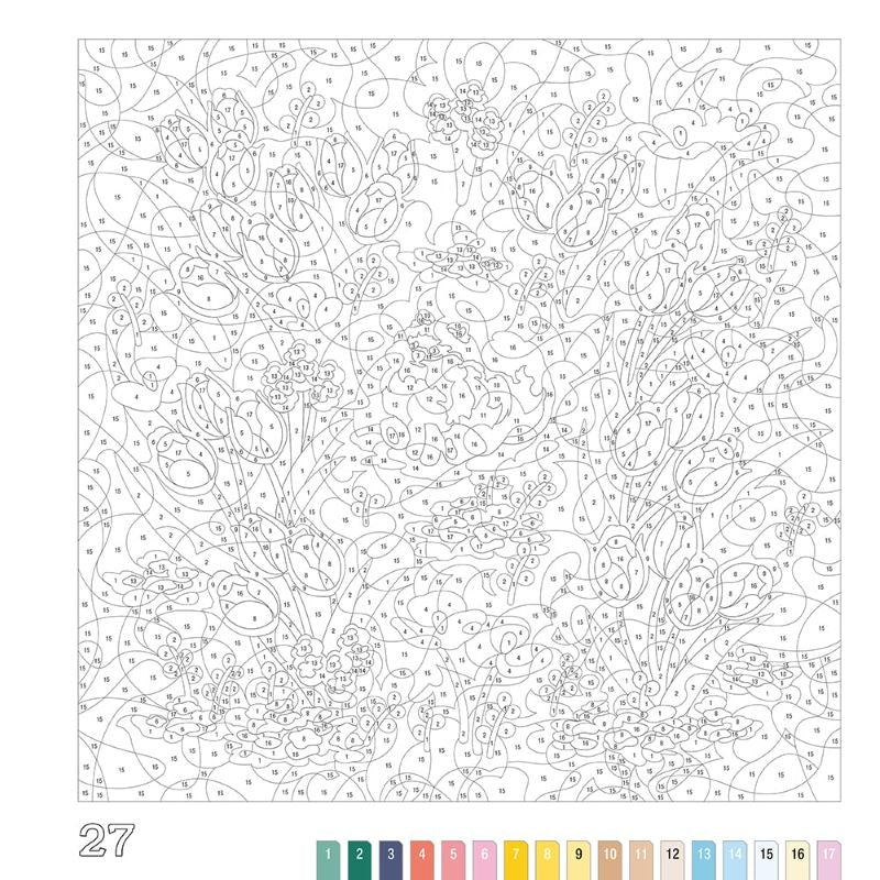 PREORDER Flowers & Animals Rondo: A Healing Puzzle Coloring Book