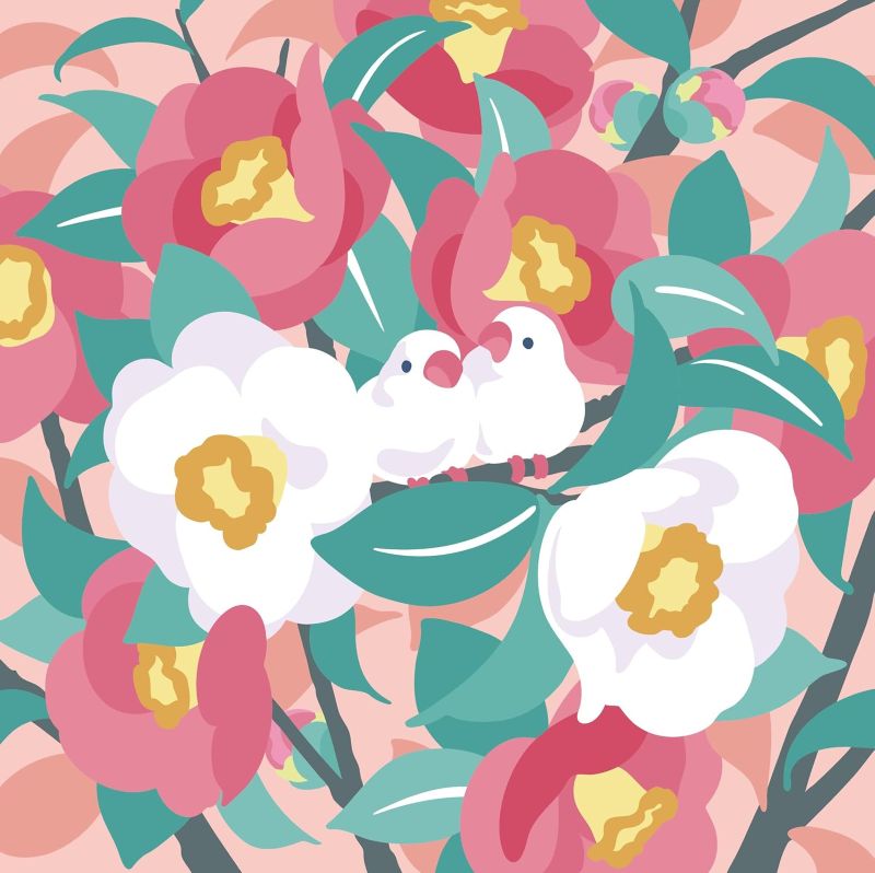 PREORDER Flowers & Animals Rondo: A Healing Puzzle Coloring Book