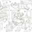 PREORDER Tokimeku Coloring Book - Alice in Wonderland and Dina