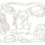 PREORDER Tokimeku Coloring Book - Alice in Wonderland and Dina
