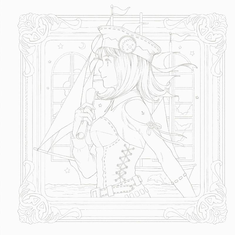 PREORDER The Imaginary Girls Museum: A Coloring Book by Kuroi Mori