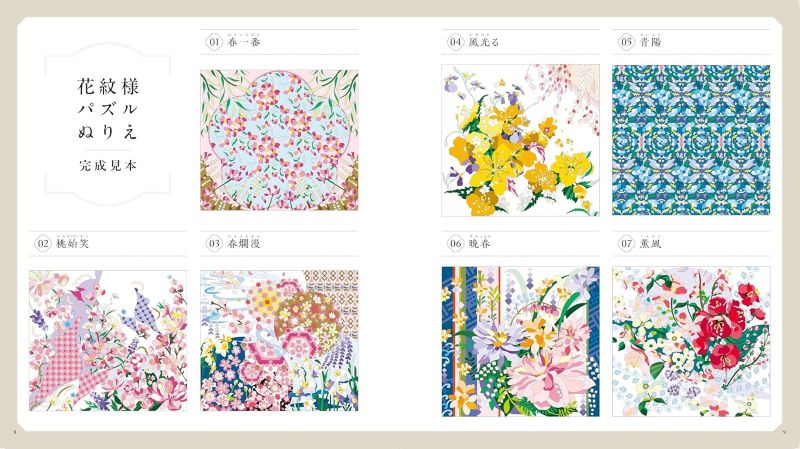 PREORDER Healing Design Pattern Puzzle Coloring Book: Floral Patterns Collection