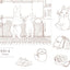PREORDER Nostalgic Rabbits: Rabbits and Japanese Scenery Coloring Book
