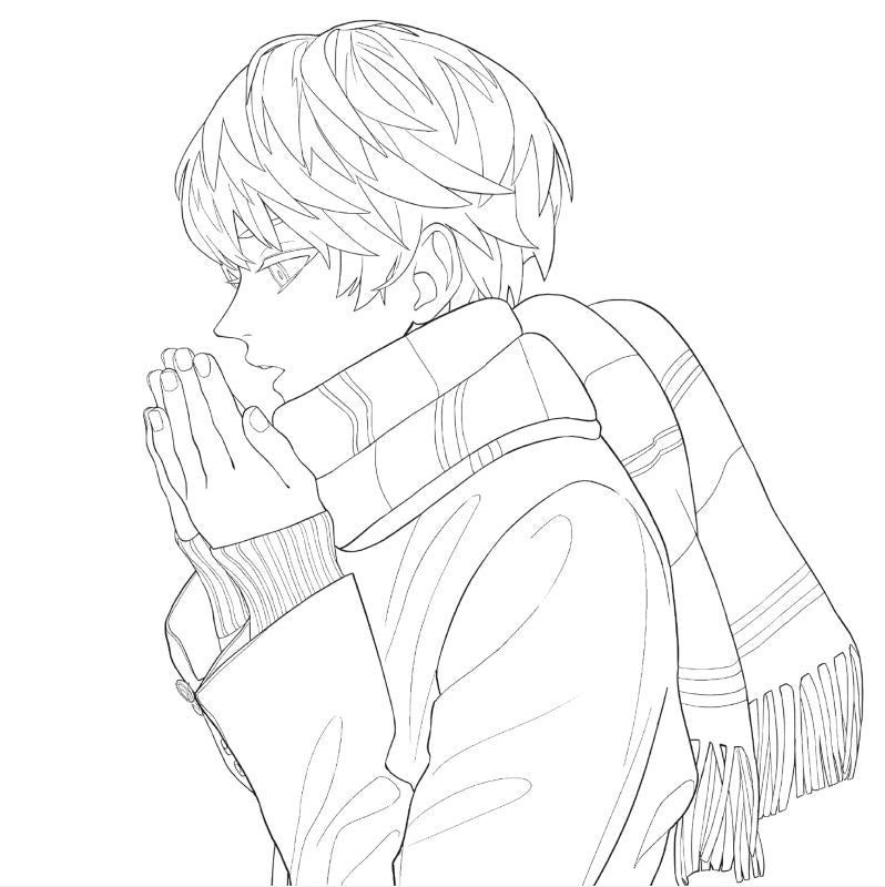 PREORDER Handsome Men Coloring Book