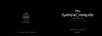 PREORDER Disney Twisted Wonderland Official Visual Book: Card Art & Line Art Collection