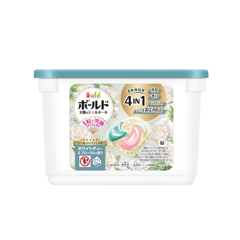 P&G Bold Gel Ball 4-in-1 Laundry Detergent Pods (White Tea and Floral Scent)