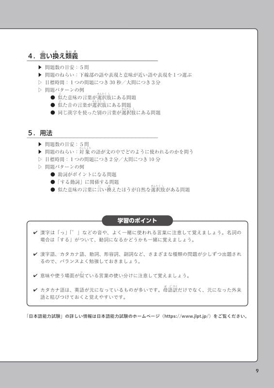 PREORDER Japanese Power Drill for JLPT N3: Kanji & Vocabulary