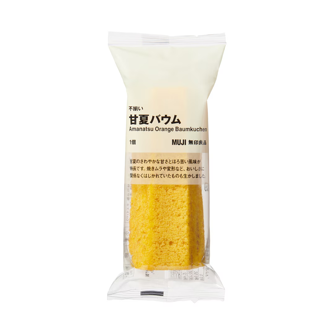 Muji Amanatsu Orange Baumkuchen Cake