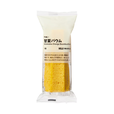 Muji Amanatsu Orange Baumkuchen Cake