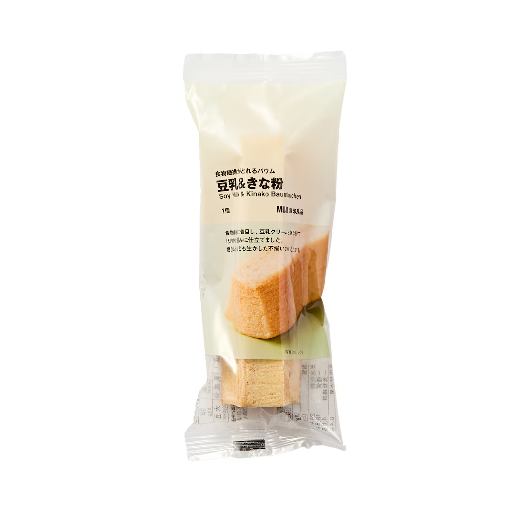 Muji Soy Milk & Kinako Baumkuchen Cake