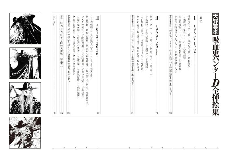 PREORDER Vampire Hunter D: Complete Illustration Collection
