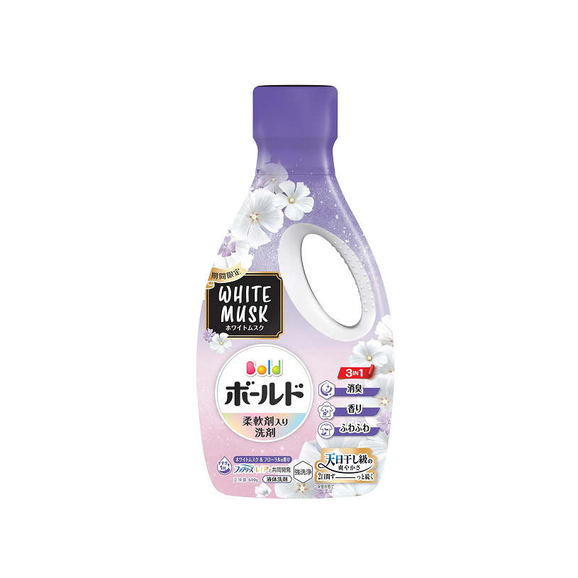 P&G Bold Gel White Musk Laundry Detergent with Fabric Softener