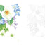 PREORDER Postcard-Sized Coloring Book: Floral Fragrance
