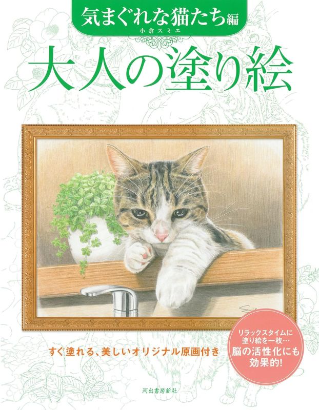 PREORDER Adult Coloring Book: Beautiful Original Line Art Ready to Color Whimsical Cats