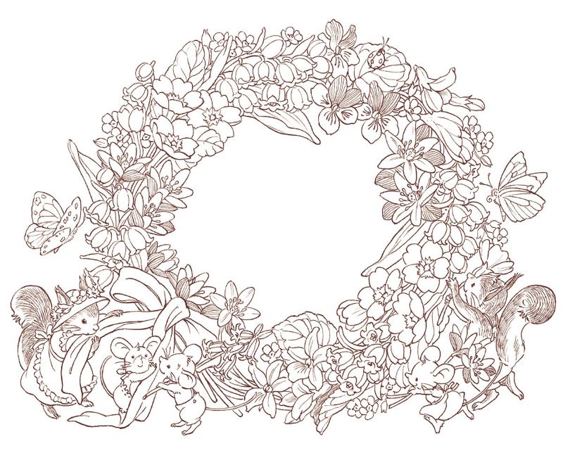 PREORDER Seasonal Wreaths: Plants and Friends Through the Year
