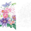 PREORDER Postcard-Sized Coloring Book: Messages of Flowers and Plants