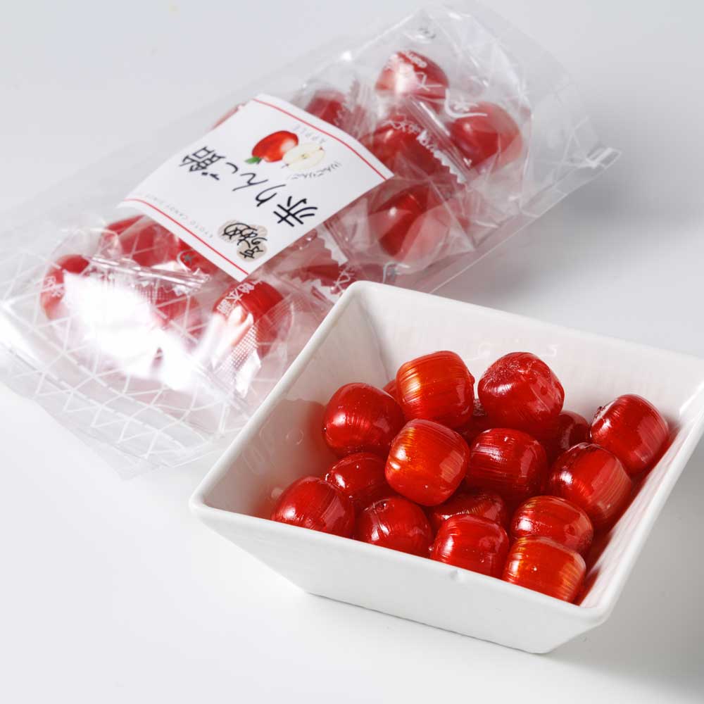 Daimonji Apple Drop Candy in Resealable Pouch