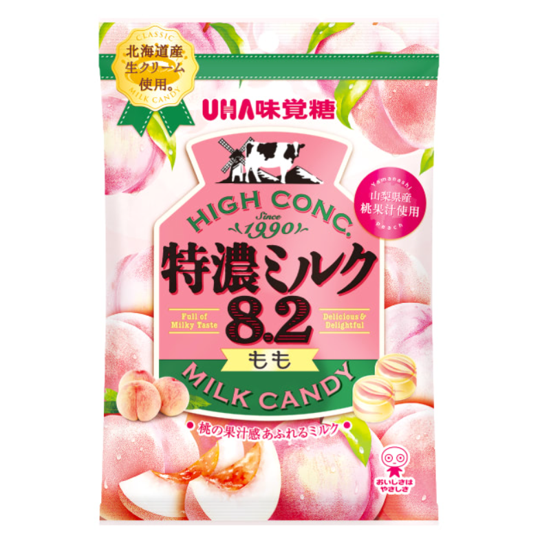 UHA Mikakuto Peach Flavored Milk Candy