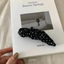 LUPIS Pleated Polka Dot Banana Clip