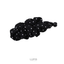 LUPIS Pleated Polka Dot Banana Clip